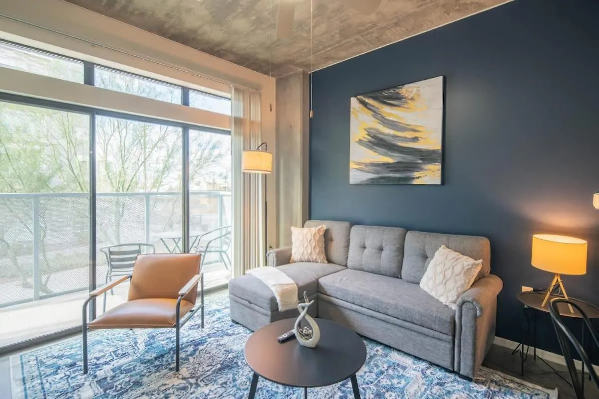 Appartement Modern 2Bd - Cdt - Gym, Pool, Parking - Sleep 8 à Phoenix États-Unis
